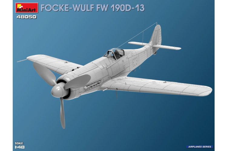 1:48 MiniArt 48050 Focke-Wulf Fw 190D-13 WWII - Duits Jachtvliegtuig - Min48050 2 - MIN48050