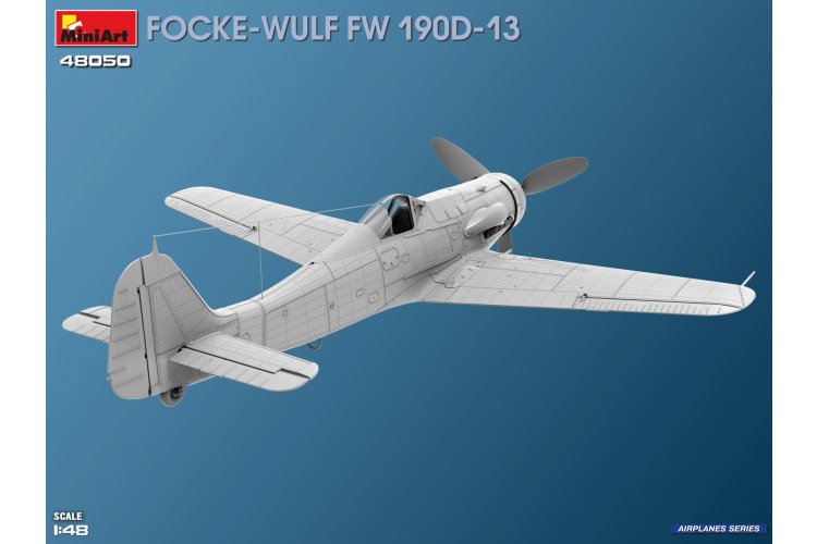 1:48 MiniArt 48050 Focke-Wulf Fw 190D-13 WWII - Duits Jachtvliegtuig - Min48050 3 - MIN48050