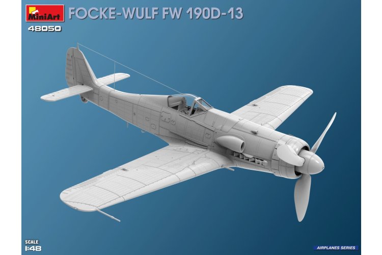 1:48 MiniArt 48050 Focke-Wulf Fw 190D-13 WWII - Duits Jachtvliegtuig - Min48050 4 - MIN48050