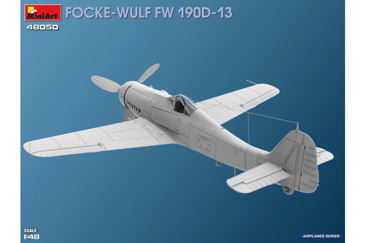 1:48 MiniArt 48050 Focke-Wulf Fw 190D-13 WWII - Duits Jachtvliegtuig - Min48050 5 - MIN48050