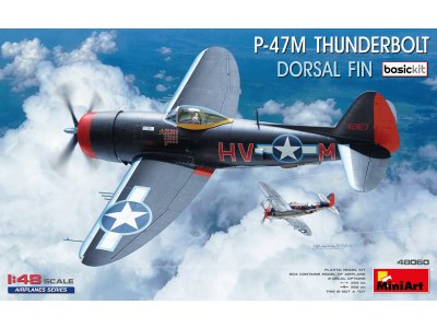 1:48 MiniArt 48060 Republic P-47M Thunderbolt - Dorsal Fin - Basic Kit - Amerikaans Propellervliegtuig - Min48060 1 - MIN48060
