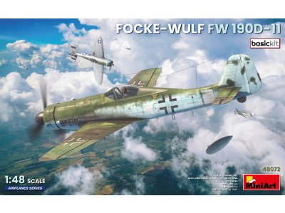 1:48 MiniArt 48072 Focke-Wulf Fw 190 D-11 WWII - Basic Kit - German Fighter Aircraft - Min48072 1 - MIN48072