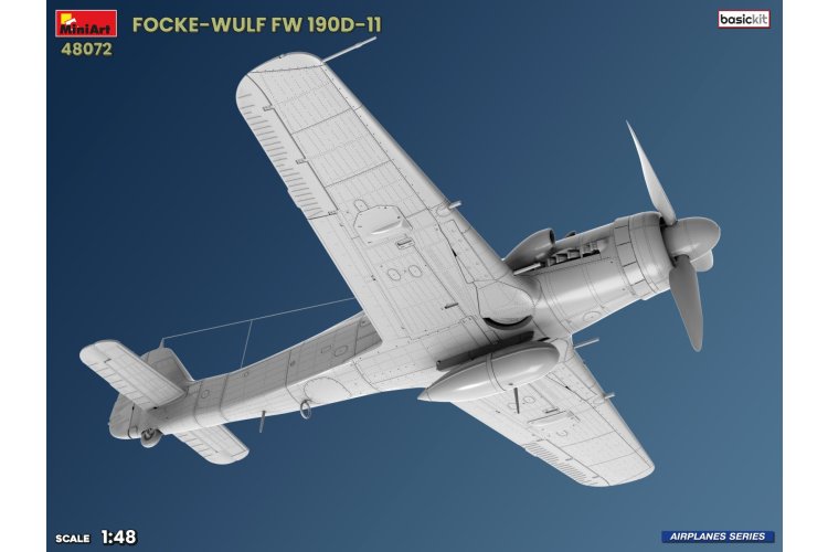1:48 MiniArt 48072 Focke-Wulf Fw 190 D-11 WWII - Basic Kit - German Fighter Aircraft - Min48072 5 - MIN48072