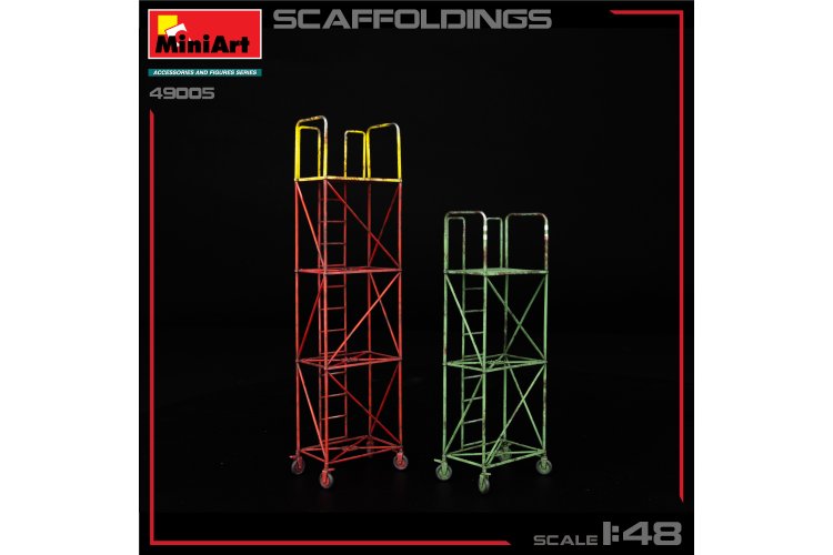 1:48 MiniArt 49005 Diorama - Scaffoldings - Min49005 2 - MIN49005