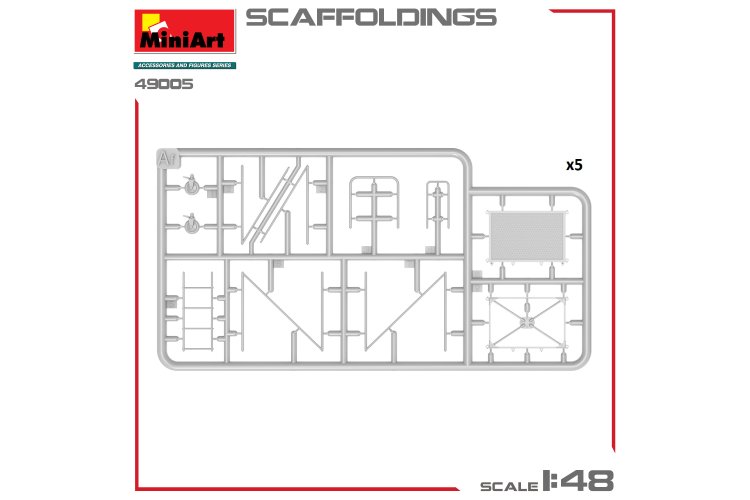 1:48 MiniArt 49005 Diorama - Scaffoldings - Min49005 7 - MIN49005
