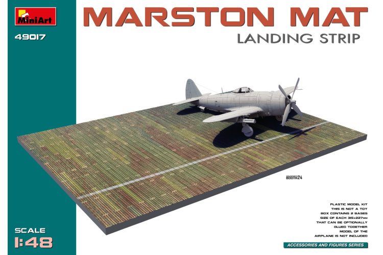 1:48 MiniArt 49017 Marston Mat - Landing Strip - 315x227mm 2x - Min49017 1 - MIN49017