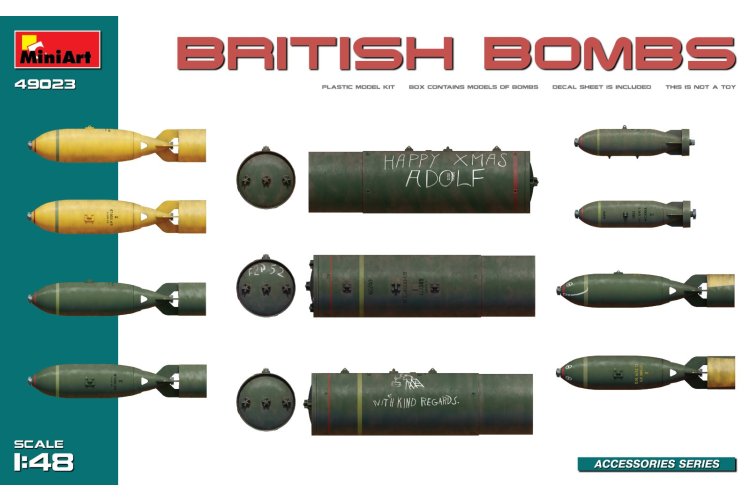 1:48 MiniArt 49023 Britse Bommen WWII - Diorama - Min49023 1 - MIN49023