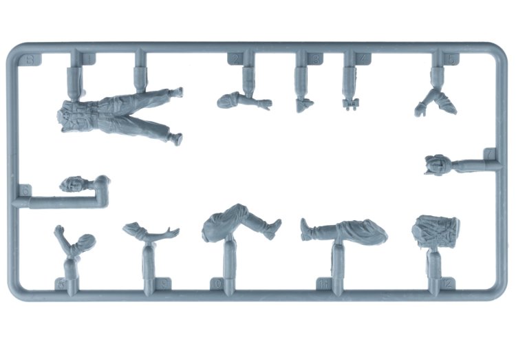 1:48 MiniArt 49024 Duitse en Roemeense Piloten met Grondpersoneel - 6 Figuren - Min49024 5 - MIN49024