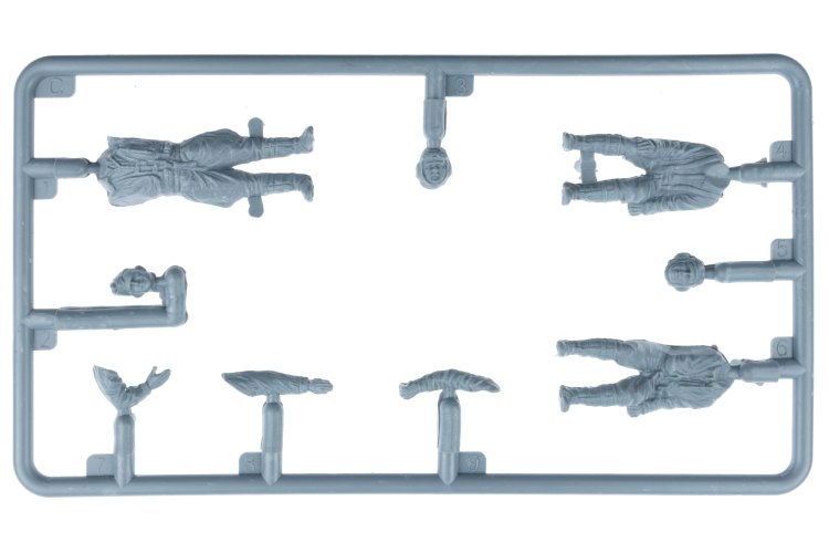 1:48 MiniArt 49026 Luftwaffe Pilots & Command Staff WWII &ndash; 8 Figures - Min49026 2 - MIN49026