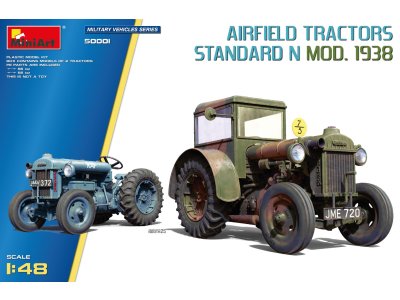 1:48 MiniArt 50001 Standard N Mod. 1938 Vliegveldtractoren WWII - 2 Britse Tractors - Min50001 1 - MIN50001