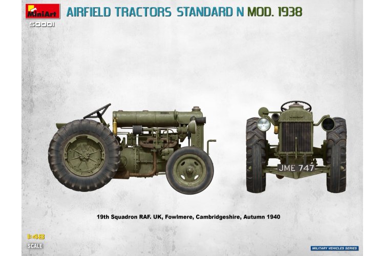 1:48 MiniArt 50001 Standard N Mod. 1938 Vliegveldtractoren WWII - 2 Britse Tractors - Min50001 5 - MIN50001