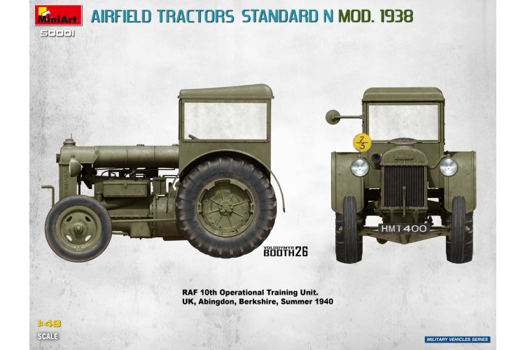 1:48 MiniArt 50001 Standard N Mod. 1938 Vliegveldtractoren WWII - 2 Britse Tractors - Min50001 6 - MIN50001