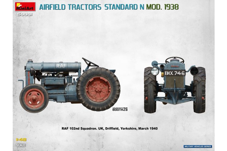 1:48 MiniArt 50001 Standard N Mod. 1938 Vliegveldtractoren WWII - 2 Britse Tractors - Min50001 7 - MIN50001