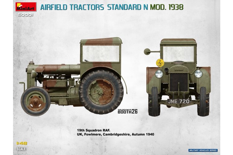 1:48 MiniArt 50001 Standard N Mod. 1938 Vliegveldtractoren WWII - 2 Britse Tractors - Min50001 8 - MIN50001