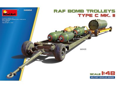 1:48 MiniArt 50002 RAF Type C Mk.II Bommenwagens WWII - Britse Vliegveldvoertuigen - Min50002 1 - MIN50002
