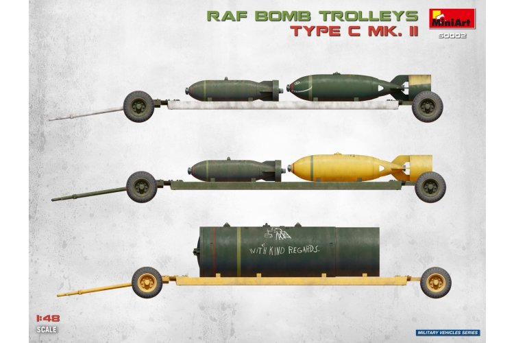 1:48 MiniArt 50002 RAF Type C Mk.II Bommenwagens WWII - Britse Vliegveldvoertuigen - Min50002 2 - MIN50002
