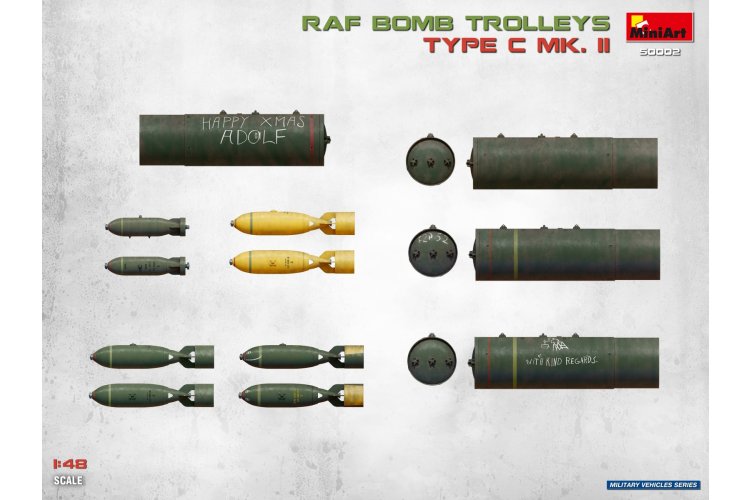 1:48 MiniArt 50002 RAF Type C Mk.II Bommenwagens WWII - Britse Vliegveldvoertuigen - Min50002 3 - MIN50002