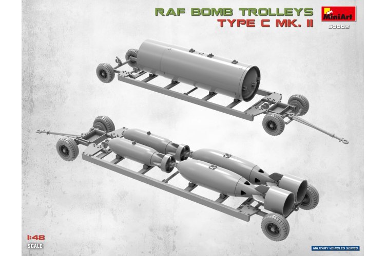 1:48 MiniArt 50002 RAF Type C Mk.II Bommenwagens WWII - Britse Vliegveldvoertuigen - Min50002 5 - MIN50002