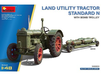 1:48 MiniArt 50003 Standard N Tractor met Bommenwagen WWII - Britse Vliegveldtractor - Min50003 1 - MIN50003