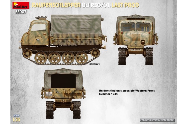 1:35 MiniArt 53007 Raupenschlepper OST RSO/01 Last Production WWII - Duits Militair Voertuig - Min53007 2 - MIN53007