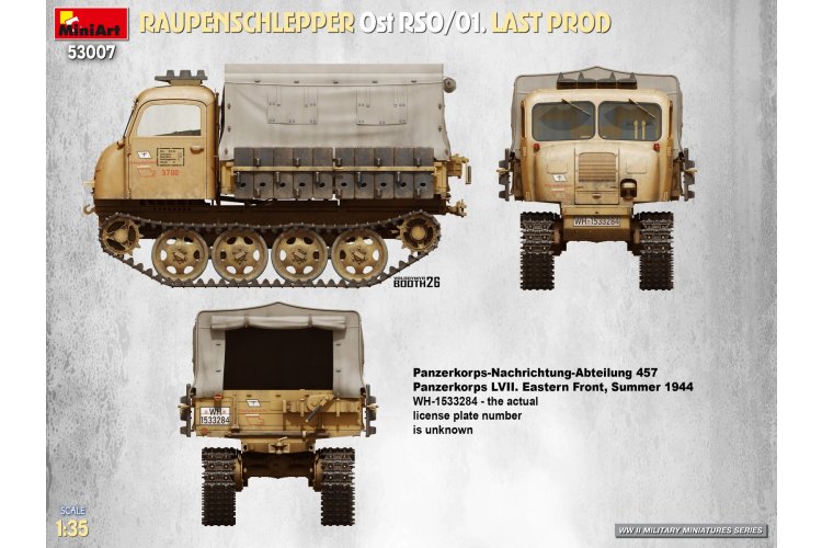 1:35 MiniArt 53007 Raupenschlepper OST RSO/01 Last Production WWII - Duits Militair Voertuig - Min53007 3 - MIN53007