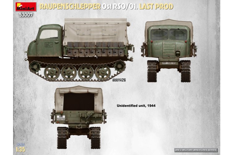 1:35 MiniArt 53007 Raupenschlepper OST RSO/01 Last Production WWII - Duits Militair Voertuig - Min53007 4 - MIN53007