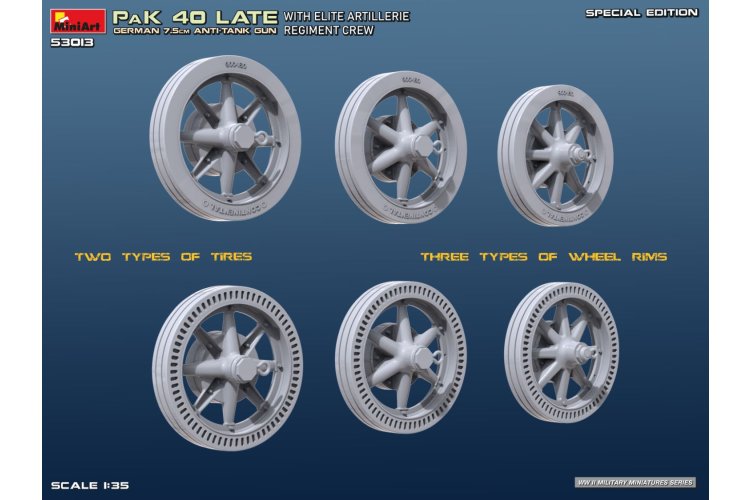 1:35 MiniArt 53013 Duitse 7,5cm Antitankkanon met Elite Artillerie Regiment Bemanning WWII - Special Edition - Artillerie - Min53013 9 - MIN53013