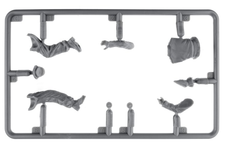 1:35 MiniArt 53015 German Soldiers WWII - Panzer Crew France 1944 - 4 Figures - Min53015 3 - MIN53015