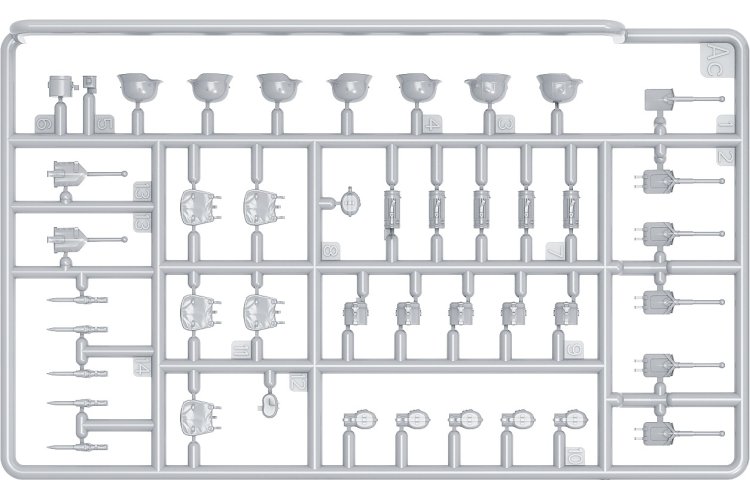 1:35 MiniArt 53022 German Tank Riders WWII - Set No. 1 - 4 Figures with Resin Heads - Min53022 8 - MIN53022