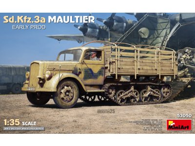 1:35 MiniArt 53050 Sd.Kfz.3a Maultier Early Production WWII - Duitse Halfrupsvrachtwagen - Min53050 1 - MIN53050