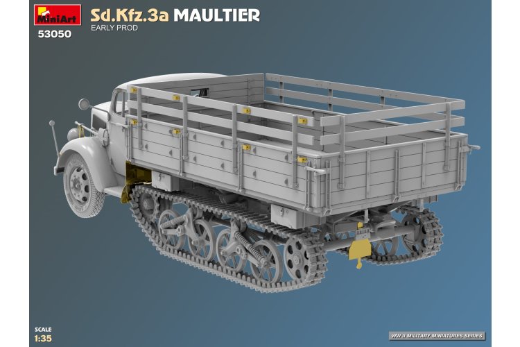 1:35 MiniArt 53050 Sd.Kfz.3a Maultier Early Production WWII - Duitse Halfrupsvrachtwagen - Min53050 3 - MIN53050