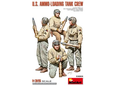1:35 MiniArt 53069 Amerikaanse Tankbemanning bij Munitieladen WWII - 2nd Edition - 4 Figuren - Min53069 1 - MIN53069