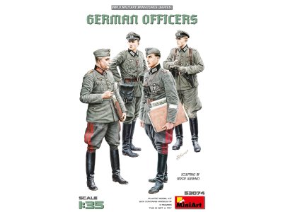 1:35 MiniArt 53074 Duitse Officieren WWII - 4 Figuren - Min53074 1 - MIN53074