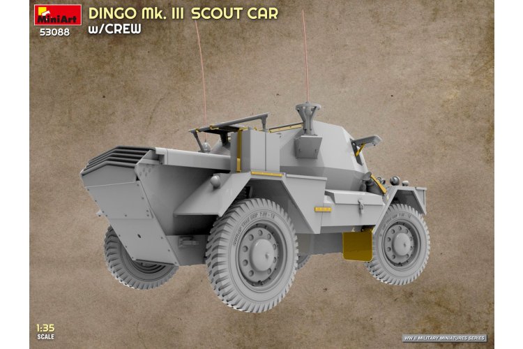 1:35 MiniArt 53088 Dingo Mk. III Scout Car met Bemanning WWII - Britse Pantserwagen - Min53088 14 - MIN53088