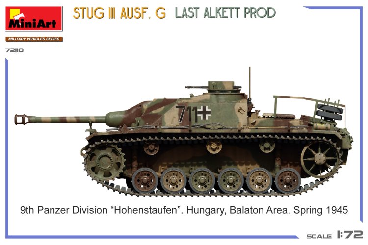 1:72 MiniArt 72110 Sturmgesch&uuml;tz III - StuG III Ausf. G  - Laatste Alkett-productie - Tankjager - Min72110 10 - MIN72110