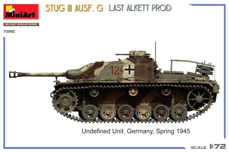 1:72 MiniArt 72110 Sturmgesch&uuml;tz III - StuG III Ausf. G  - Laatste Alkett-productie - Tankjager - Min72110 13 - MIN72110