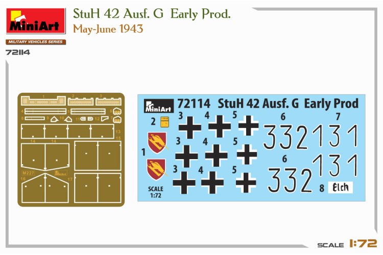 1:72 MiniArt 72114 StuH 42 Ausf. G Early Production - May-June 1943 - Min72114 18 - MIN72114
