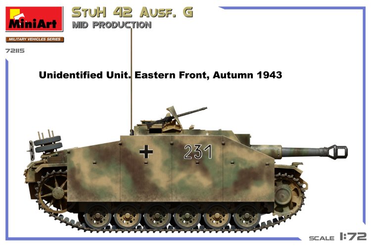 1:72 MiniArt 72115 Sturmgesch&uuml;tz III - StuH 42 Ausf. G - Mid Productie - Tank - Min72115 5 - MIN72115