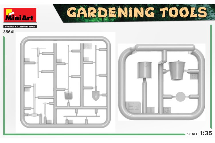 1:35 MiniArt 35641 Diorama Gardening Tools - Mini35641 2 - MIN35641