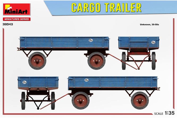1:35 MiniArt 38043 German Cargo Trailer - Mini38043 4 - MIN38043