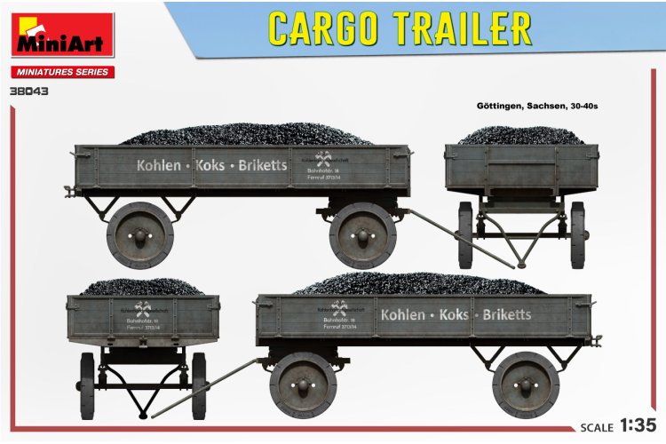 1:35 MiniArt 38043 German Cargo Trailer - Mini38043 5 - MIN38043