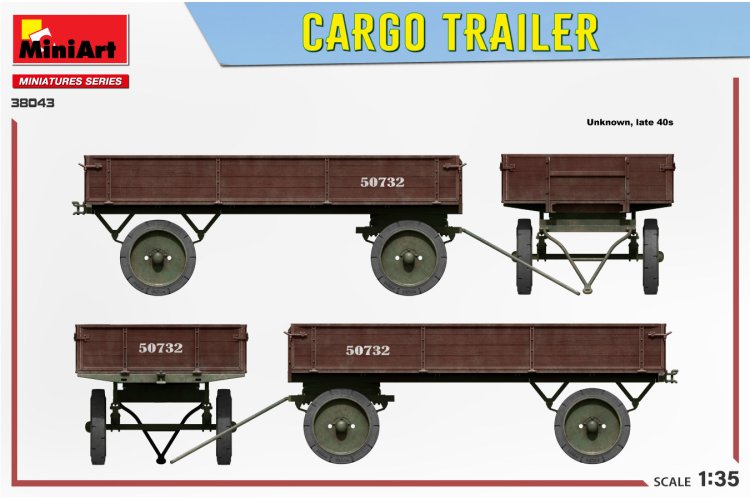 1:35 MiniArt 38043 German Cargo Trailer - Mini38043 7 - MIN38043