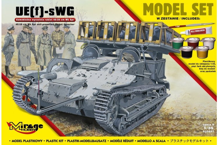 1:35 Mirage Hobby 835097 UE(f)-sWG, 40/28cm Wk Spr self-propelled rocket launcher - Mir835097 1 1 - MIR835097