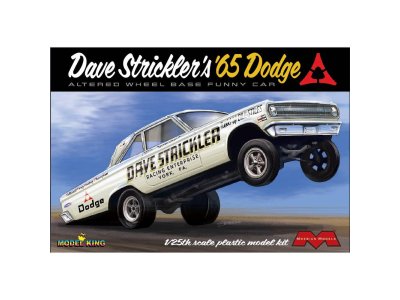 1:25 Moebius 2451 Dave Strickler&rsquo;s &rsquo;65 Dodge &ndash; Altered Wheelbase Funny Car &ndash; American Car - Moe2451 1x - MOE2451
