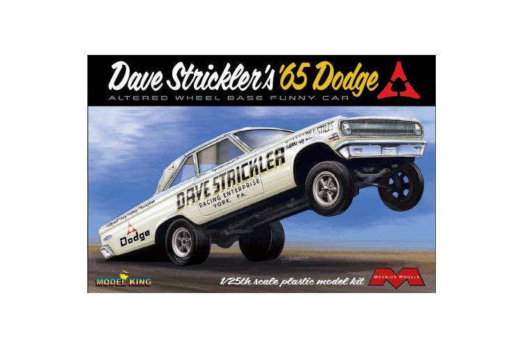 1:25 Moebius 2451 Dave Strickler&rsquo;s &rsquo;65 Dodge - Altered Wheelbase Funny Car - Amerikaanse Auto - Moe2451 1x - MOE2451