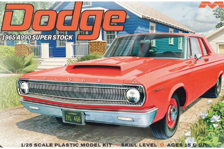 1:25 Moebius 2460 Dodge 1965 A990 Super Stock - Amerikaanse Auto - Moe2460 1 - MOE2460