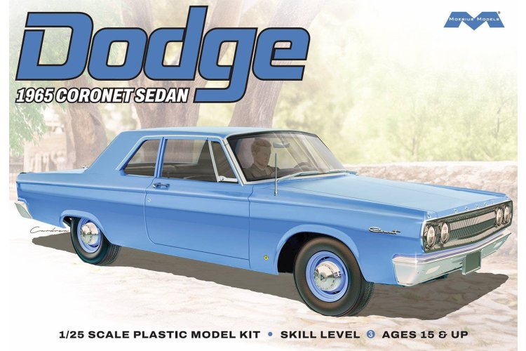 1:25 Moebius 2461 Dodge Coronet Sedan 1965 - Amerikaanse Auto - Moe2461 1x - MOE2461