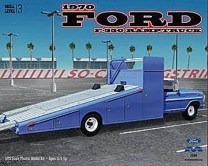 1:25 Moebius 2588 1970 Ford F-350 Ramp Truck &ndash; American Vehicle - Moe2588 1x - MOE2588