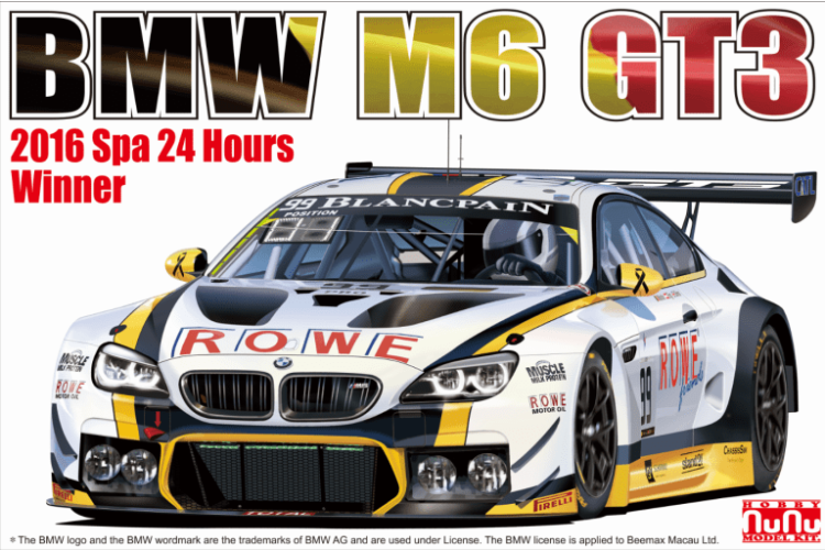 1:24 NuNu 24001 BMW M6 GT3 - 2016 Spa 24 Hours Winnaar - Raceauto - Nunu24001 1 - NUNU24001