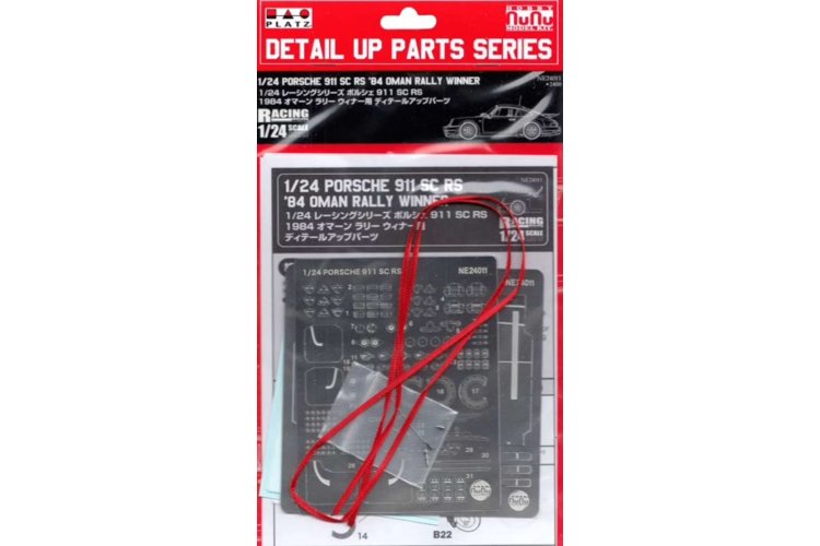 1:24 NuNu 24011 Porsche 911  1984 - Detail Up Parts - Nunu24011 parts porsche 1 - NUNU24011Parts-XS